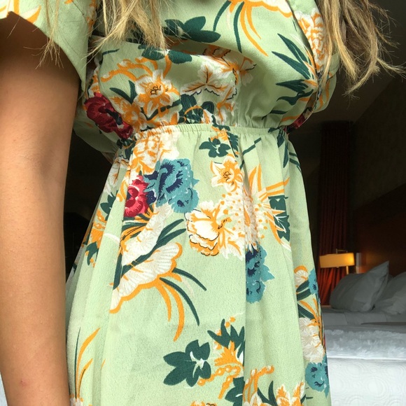 🔴SOLD🔴NWOT SHEIN Mint Green Collared Dress - Picture 3 of 9